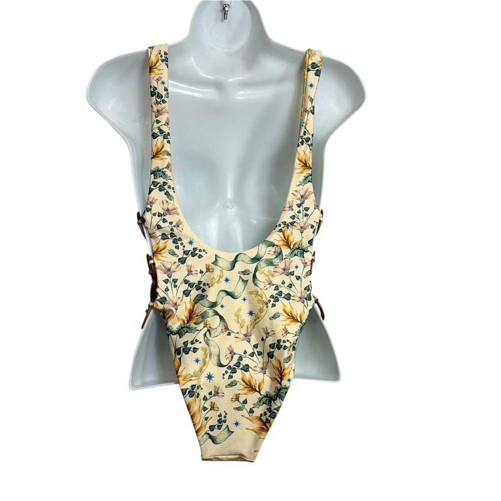 Agua Bendita reversible Nader Yara One Piece Swimsuit Sun Floral Small - Picture 4 of 8